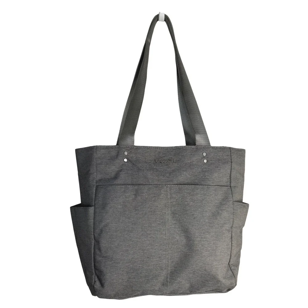 Baggallini Carryall Daily Tote Gray Travel‎ Bag